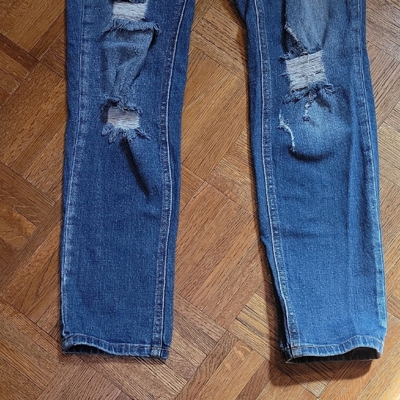 KanCan Blue Skinny Size 27 Distressed Denim Jeans - Picture 5 of 10